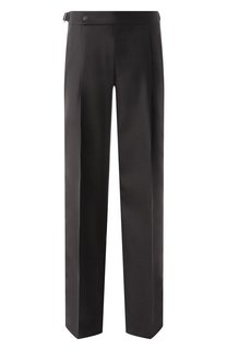 Брюки из шерсти и шелка Brunello Cucinelli