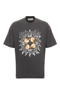 Хлопковая футболка DOMREBEL