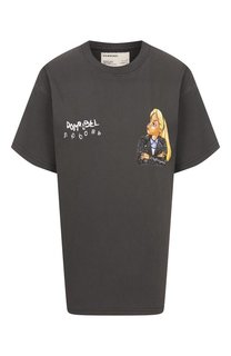 Хлопковая футболка DOMREBEL