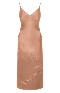 Атласное платье Dries Van Noten