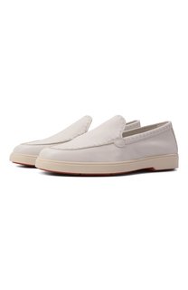 Кожаные лоферы Santoni