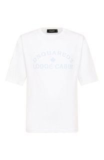 Хлопковая футболка Dsquared2