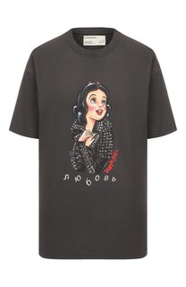 Хлопковая футболка DOMREBEL