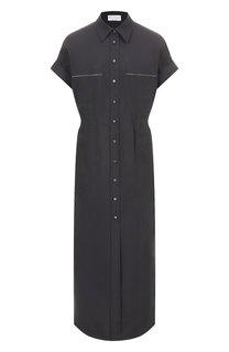 Хлопковое платье Brunello Cucinelli