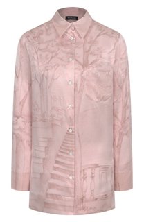 Атласная рубашка Kiton