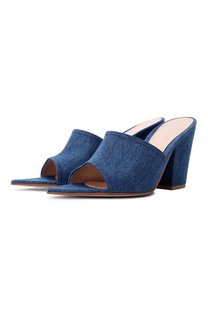 Текстильные мюли Gianvito Rossi