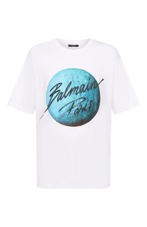 Хлопковая футболка Balmain