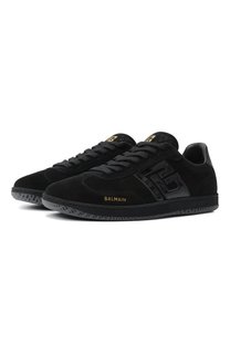 Замшевые кеды Swan Balmain