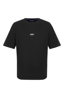 Хлопковая футболка HUGO Blue