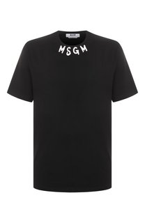 Хлопковая футболка MSGM