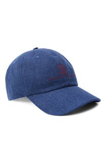 Бейсболка изо льна и шерсти Brunello Cucinelli