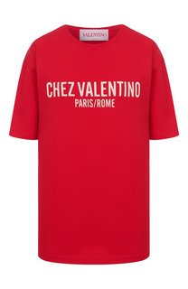 Хлопковая футболка Valentino