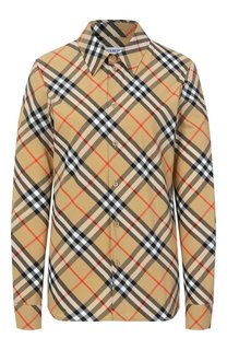 Хлопковая рубашка Burberry