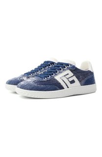 Текстильные кеды Swan Balmain