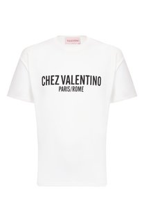 Хлопковая футболка Valentino