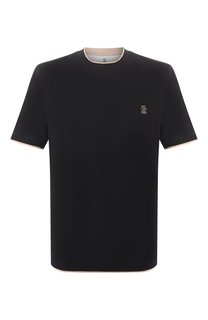 Хлопковая футболка Brunello Cucinelli