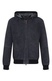 Замшевый бомбер Canali