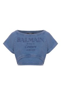 Хлопковая футболка Balmain