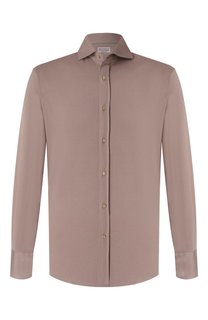Хлопковая рубашка Brunello Cucinelli