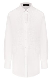 Хлопковая рубашка Dolce & Gabbana