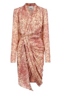 Платье из вискозы и шелка Isabel Marant