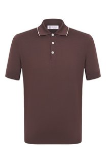 Хлопковое поло Brunello Cucinelli