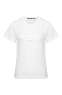 Хлопковая футболка Alexander Wang