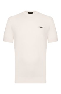 Джемпер из шелка и хлопка BOSS x Aston Martin BOSS Camel