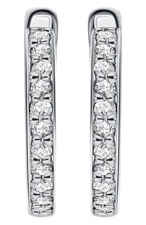 Серьги с белым топазом Moonka
