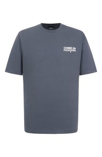Хлопковая футболка Comme des Fuckdown