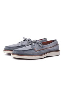 Замшевые топсайдеры Detroit Santoni