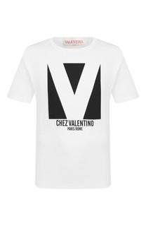 Хлопковая футболка Valentino