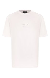 Хлопковая футболка Giorgio Armani
