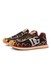 Комбинированные кроссовки DG Cushion Dolce & Gabbana