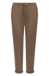 Брюки из хлопка и шелка Brunello Cucinelli
