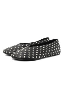 Кожаные балетки Jil Sander
