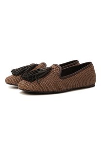 Текстильные лоферы Brunello Cucinelli