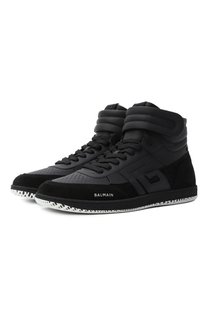 Кожаные кеды Swan Balmain