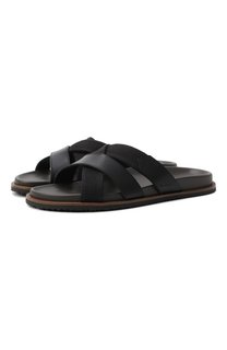 Комбинированные шлепанцы Canali