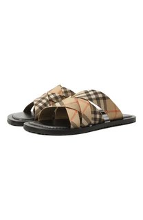 Текстильные шлепанцы Burberry