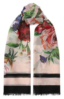 Шаль из кашемира и шелка Dolce & Gabbana