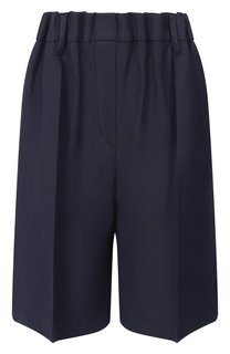 Шорты из вискозы и льна Brunello Cucinelli