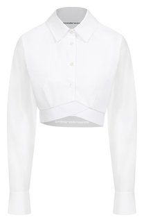 Хлопковая рубашка Alexander Wang
