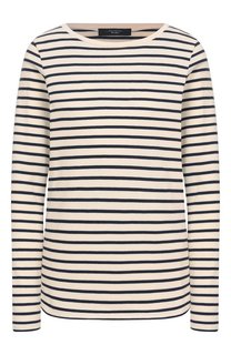 Хлопковый лонгслив Weekend Max Mara