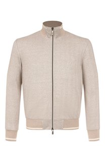 Кардиган из хлопка и льна Capobianco