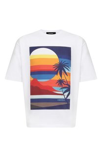 Хлопковая футболка Dsquared2