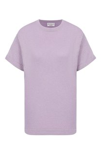 Футболка из кашемира и шелка Brunello Cucinelli