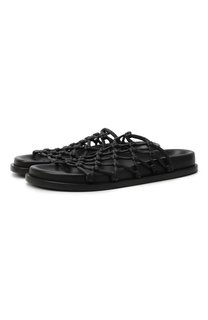Кожаные шлепанцы Jil Sander