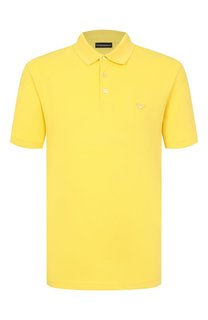 Хлопковое поло Emporio Armani