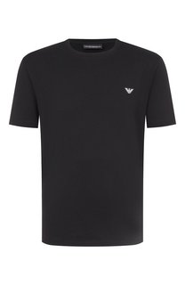 Хлопковая футболка Emporio Armani
